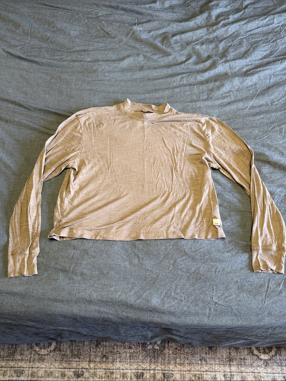 Vuori cropped boxy high neck long sleeve